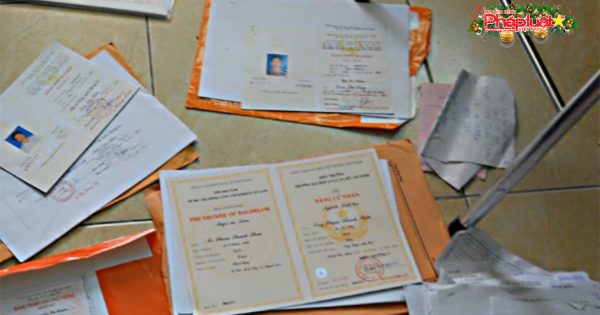 Triệt phá đường dây làm bằng giả quy mô ở TP HCM