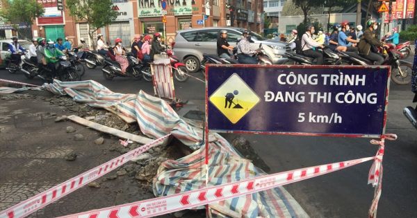 Cuối năm, lại có nhiều đường phố bị đào lên