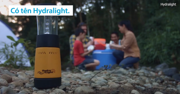 Đèn bình phát sáng 250 giờ bằng nước muối