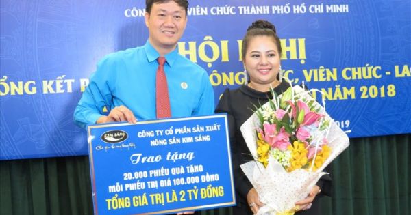 Doanh nghiệp hỗ trợ 2 tỉ đồng cho đoàn viên mua gạo sạch