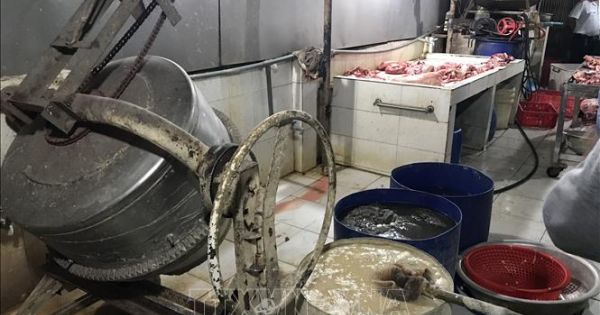 Lật tẩy “chiêu thức” dùng vôi bột để tẩy trắng lòng bò