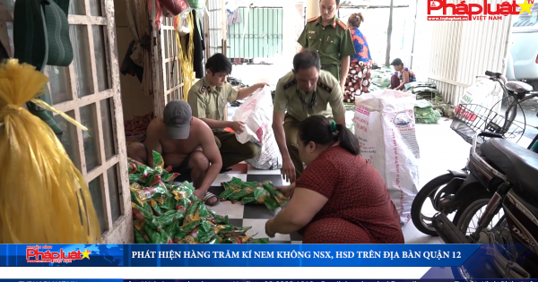 Hàng trăm kí nem không ghi ngày sản xuất, hạn sử dụng