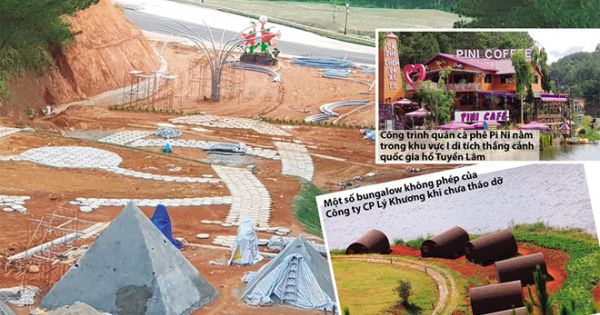 “Băm nát” di tích thắng cảnh hồ Tuyền Lâm