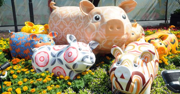 Đường hoa Nguyễn Huệ trước giờ khai mạc đón Tết Kỷ Hợi 2019