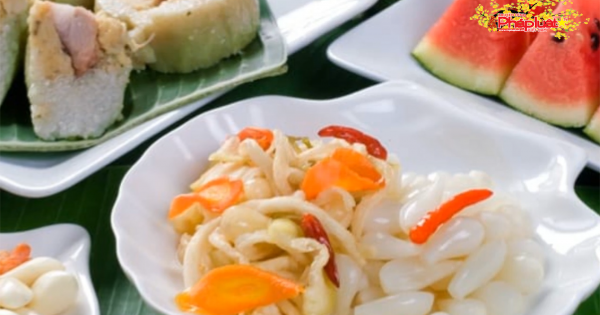 Mùi củ kiệu - hương vị ngày Tết