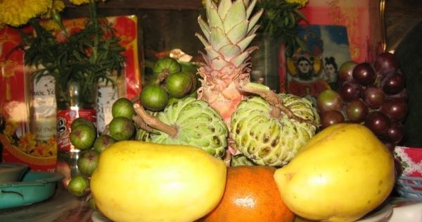 Mâm ngũ quả ngày Tết của người miền Nam