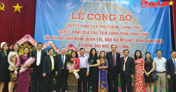 Đại học Cửu Long ra mắt HĐQT, Ban Giám hiệu sau khi chính thức chuyển loại hình dân lập sang tư thục