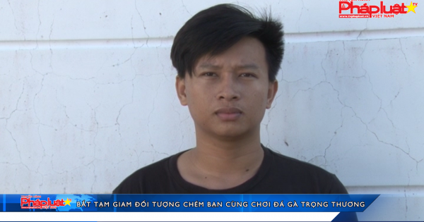 Bắt tạm giam đối tượng chém bạn cùng chơi đá gà trọng thương