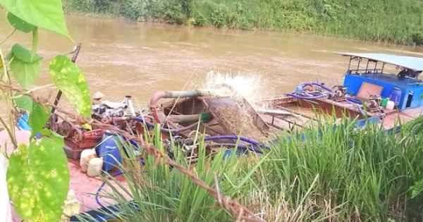 Chấm dứt khai thác cát trên sông Đồng Nai đối với 3 doanh nghiệp