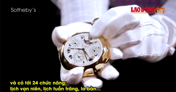 Đồng hồ 24 triệu USD hiện bản đồ sao trên bầu trời New York