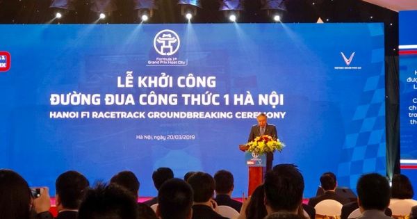 Chính thức khởi công đường đua Công thức 1 Hà Nội