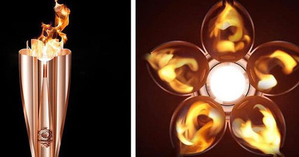 Ngọn đuốc Olympic Tokyo 2020 lấy cảm hứng từ hoa anh đào, sử dụng công nghệ sản xuất vỏ tàu siêu tốc