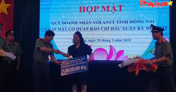 Quỹ “Doanh nhân với ANTT” tỉnh Đồng Nai: Mô hình điển hình tiêu biểu trong cả nước về xã hội hoá công tác phòng ngừa tội phạm