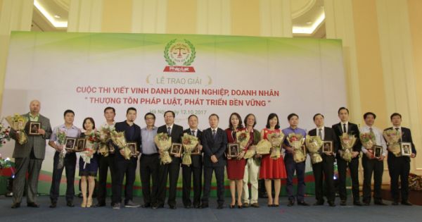 Sức lan tỏa từ Cuộc thi Vinh danh doanh nghiệp, doanh nhân “thượng tôn pháp luật, phát triển bền vững”