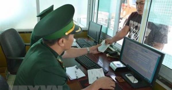 Thủ tục biên phòng điện tử trong cấp thị thực
