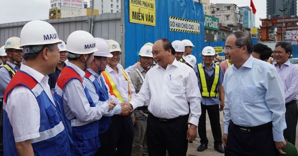 Thủ tướng thị sát dự án tuyến metro đầu tiên của TPHCM