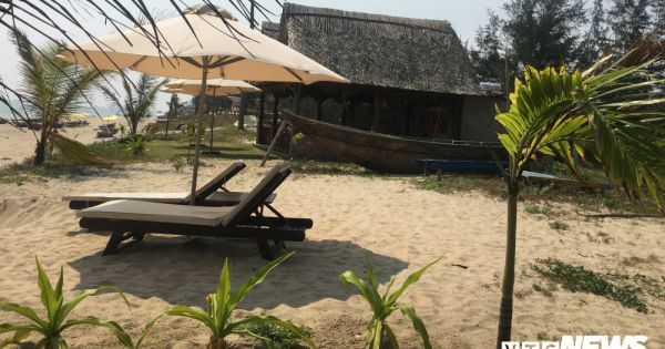 Công trình trái phép “mọc như nấm” tại bãi biển An Bàng, TP Hội An