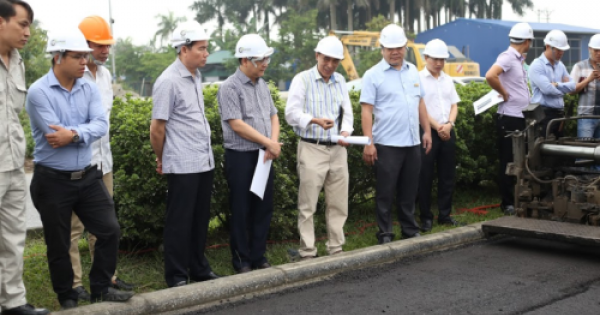 Tổng cục Đường bộ thí điểm vật liệu làm đường mới