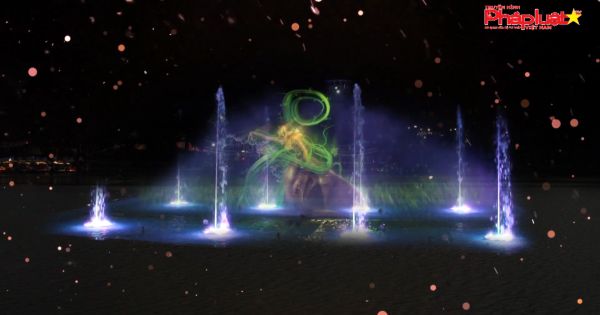 Lễ 30/4, màn hình nước 3D chính thức có mặt tại Việt Nam