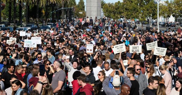 Nhân viên Google tại nhiều nơi trên Thế giới lại biểu tình