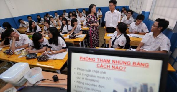 TPHCM sẽ đưa nội dung phòng, chống tham nhũng vào giảng dạy trong trường học từ năm 2019