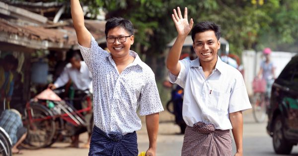 Mỹ, Anh hoan nghênh Myanmar phóng thích nhà báo Reuters