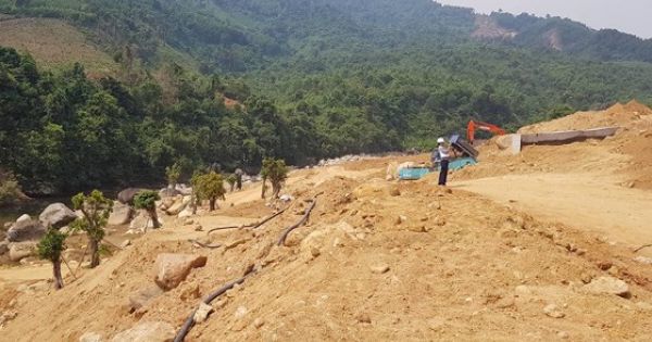 Sở Xây Dựng Đà Nẵng xử phạt và buộc dừng thi công dự án suối khoáng nóng Thần Tài