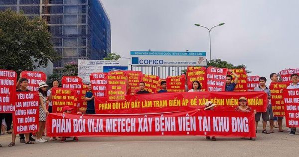 Cư dân Đoàn Ngoại giao phản đối Hancorp điều chỉnh quy hoạch