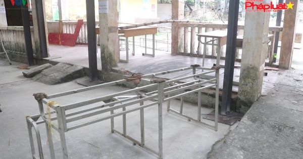 Hà Nội: Trường vẫn hoạt động dù xuống cấp cực kỳ nghiêm trọng