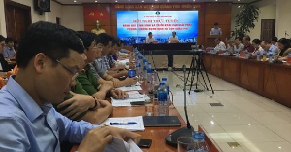 Phó Thủ tướng chủ trì hội nghị trực tuyến về phòng, chống dịch tả heo châu Phi