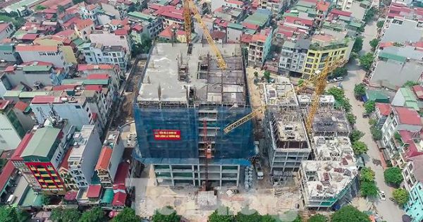 Chung cư xây sắp xong, chưa nghiệm thu móng đã mở bán rầm rộ