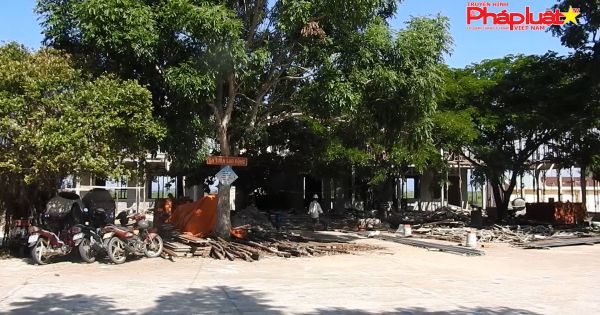 Gia Lai: thi công ẩu công trình trường học