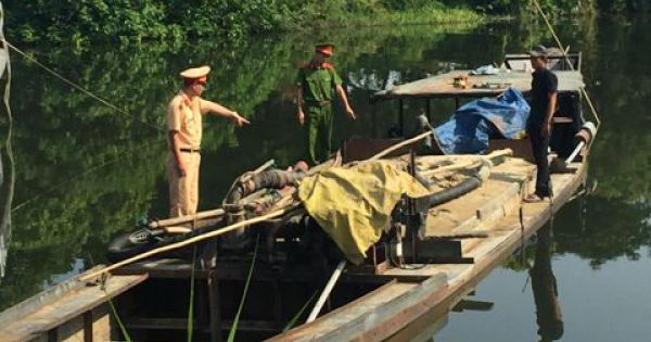 Thừa Thiên - Huế: Liên tục phát hiện việc khai thác cát trái phép trên các sông