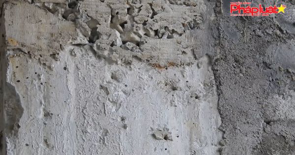 Thừa Thiên - Huế: công trình hoàn thành 90% nhưng các đường nứt đã lộ rõ