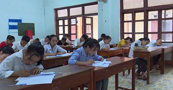 6.400 thí sinh thi vào lớp 10 ở Quảng Bình phải thi lại môn Văn