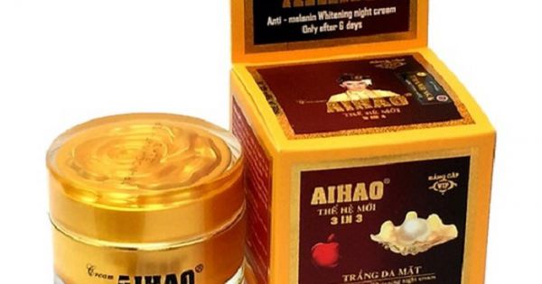 Thu hồi khẩn một loại kem trắng da mặt chứa hóa chất bảo quản vi phạm