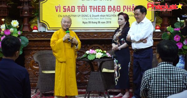 Vợ chồng ông Dũng “lò vôi” để lại nhiều bài học quý giá qua Talkshow: “Vì sao tôi theo đạo Phật”