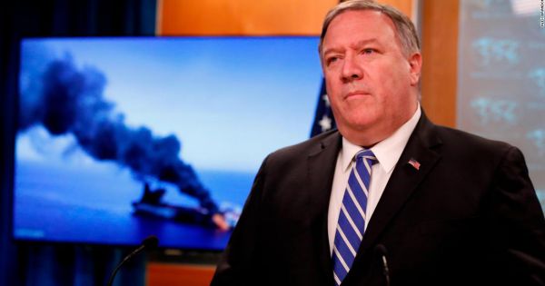 Mỹ cáo buộc Iran gây cháy tàu dầu ở Vịnh Oman, Tehran phản bác