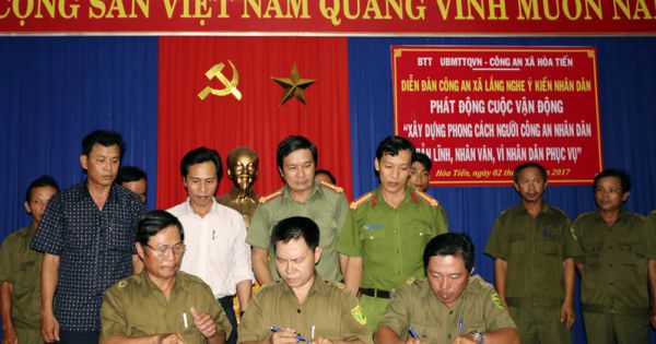 Mở diễn đàn, Công an thị xã Hồng Lĩnh “lắng nghe” hàng trăm ý kiến nhân dân