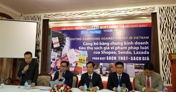 Sendo, Shopee, Lazada phản ứng về cáo buộc bán sách in lậu