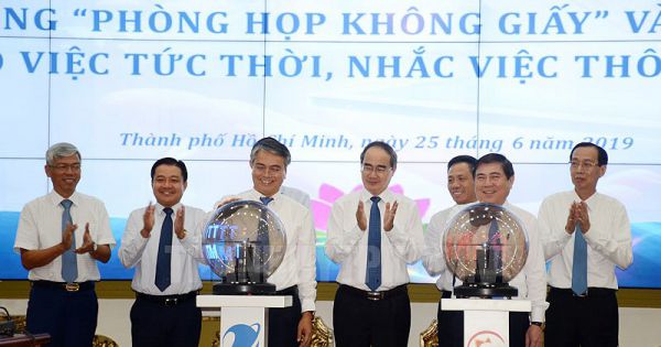 TPHCM triển khai mô hình “Phòng họp không giấy”