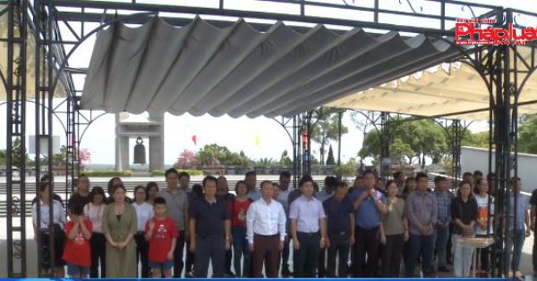 Báo Pháp Luật Việt Nam tri ân các anh hùng liệt sỹ tại Quảng Trị