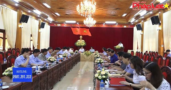 Bộ trưởng bộ Tư pháp Lê Thành Long làm việc với Thường trực Tỉnh ủy tỉnh Yên Bái