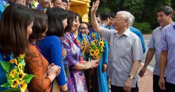 Tổng Bí thư, Chủ tịch nước gặp gỡ các Chủ tịch Công đoàn tiêu biểu