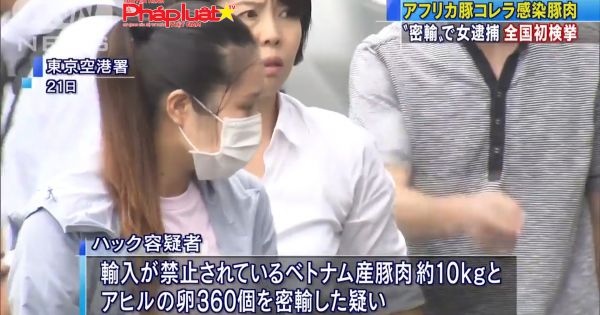 Cô gái Việt bị bắt vì mang nem chua dính virus tả lợn châu Phi vào Nhật