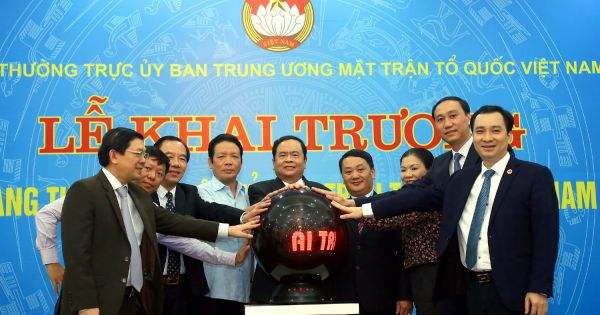 Mặt trận Tổ quốc Việt Nam ra mắt trang thông tin điện tử mới