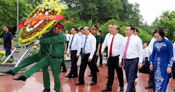 Thủ tướng tri ân các Anh hùng, liệt sĩ tại Yên Bái