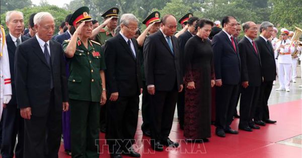 Lãnh đạo Đảng, Nhà nước dâng hương tưởng niệm các anh hùng liệt sĩ