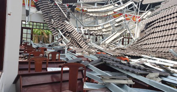 Hậu Giang: Hội trường trong khu hành chính đổ sập sau hơn nửa năm sử dụng