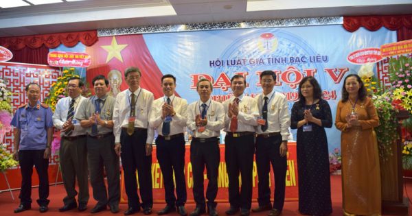Đại hội Hội Luật gia tỉnh Bạc Liêu lần thứ V, nhiệm kỳ 2019 - 2024